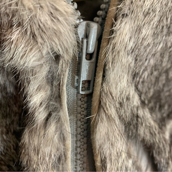 Split End Ltd, size medium, womens vintage Rabbit Fur Coat - Picture 3 of 7